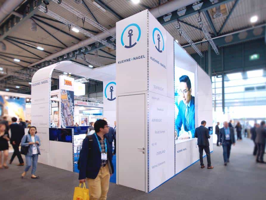 Kühne + Nagel Break Bulk Bremen Messedesign Messestand