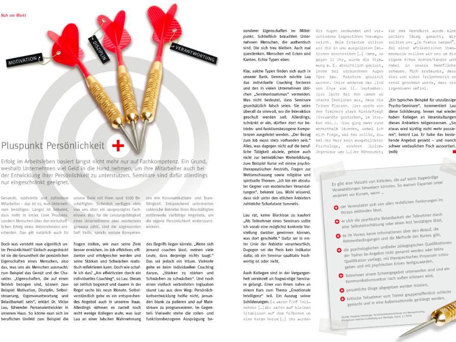 BLB Blickpunkt Bremer Landesbank Kundenmagazin
